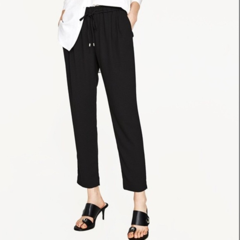 Zara Basic Black Trousers